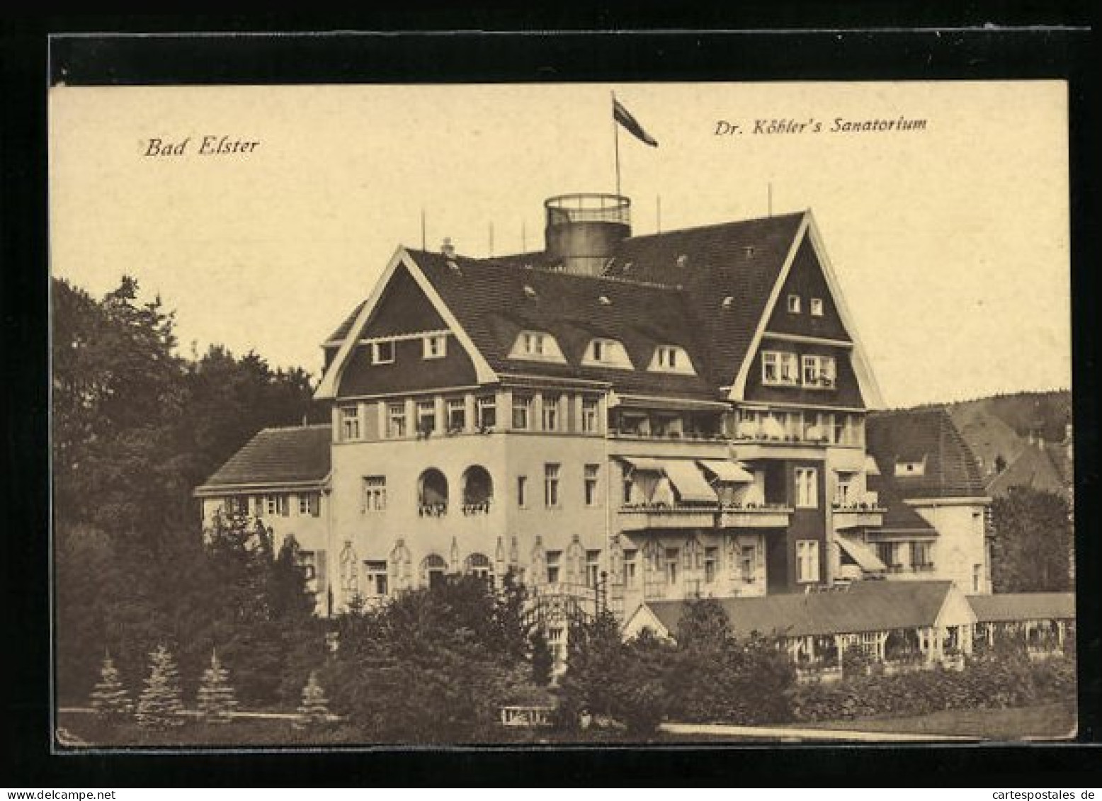 AK Bad Elster, Dr. Köhler`s Sanatorium  - Bad Elster
