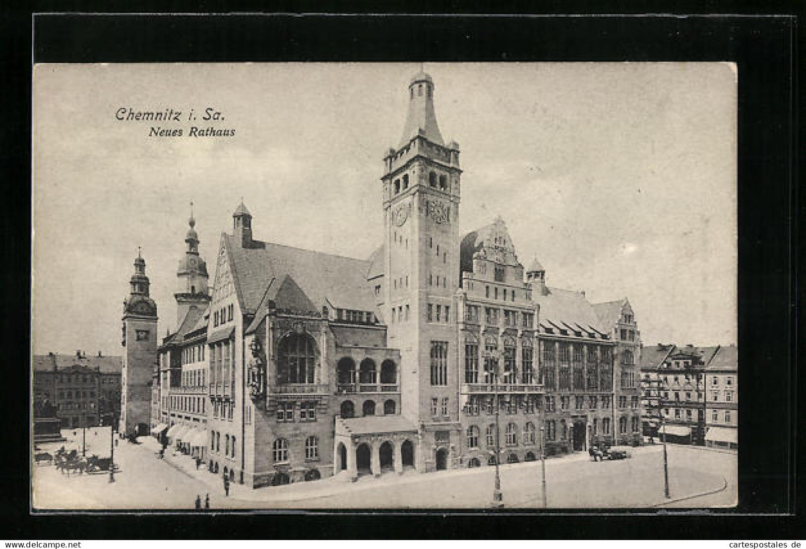 AK Chemnitz I. Sa., Neues Rathaus  - Chemnitz