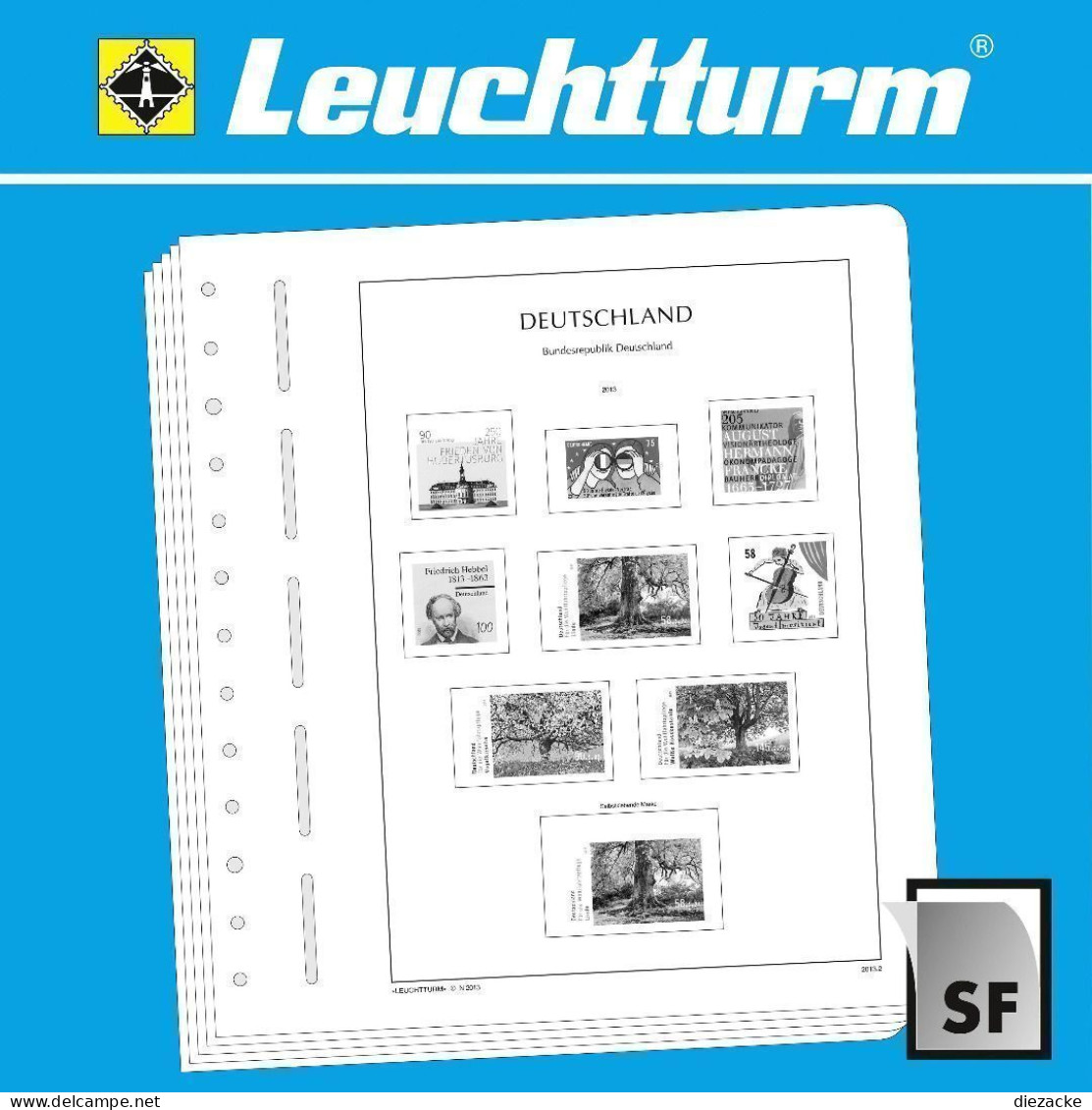 Leuchtturm Bund 2005-2009 Vordrucke SF 337677 Neuware ( - Fogli Prestampati