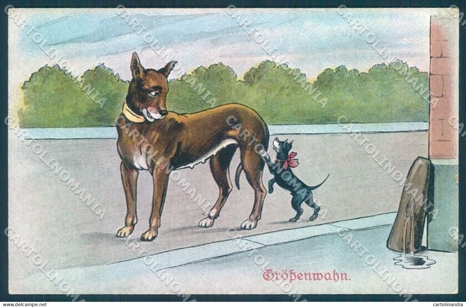 Animals Dog Comic Serie 6703 Cartolina Postcard TW1226 - Other & Unclassified