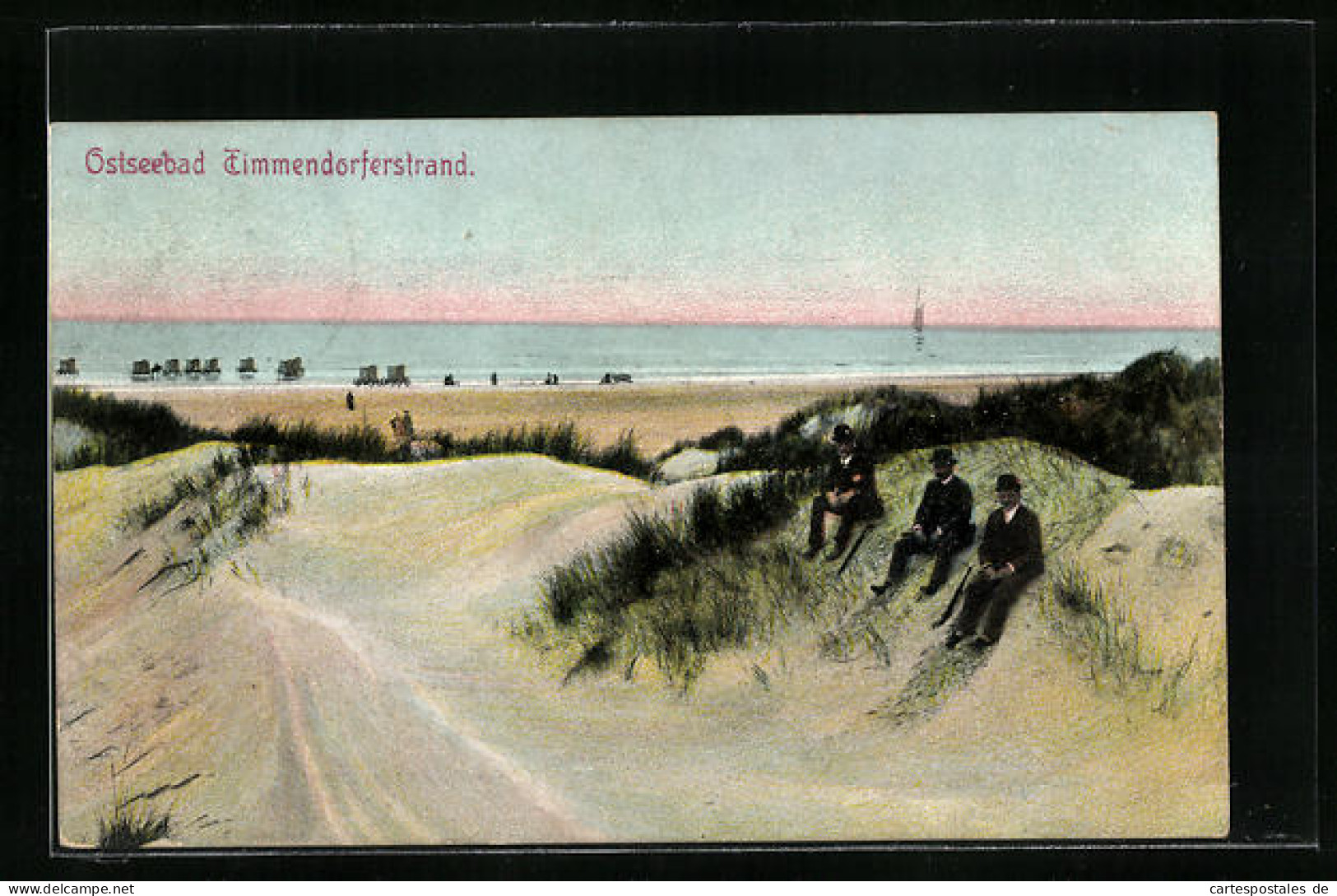 AK Timmendorfer Strand, Besucher In Den Dünen  - Timmendorfer Strand
