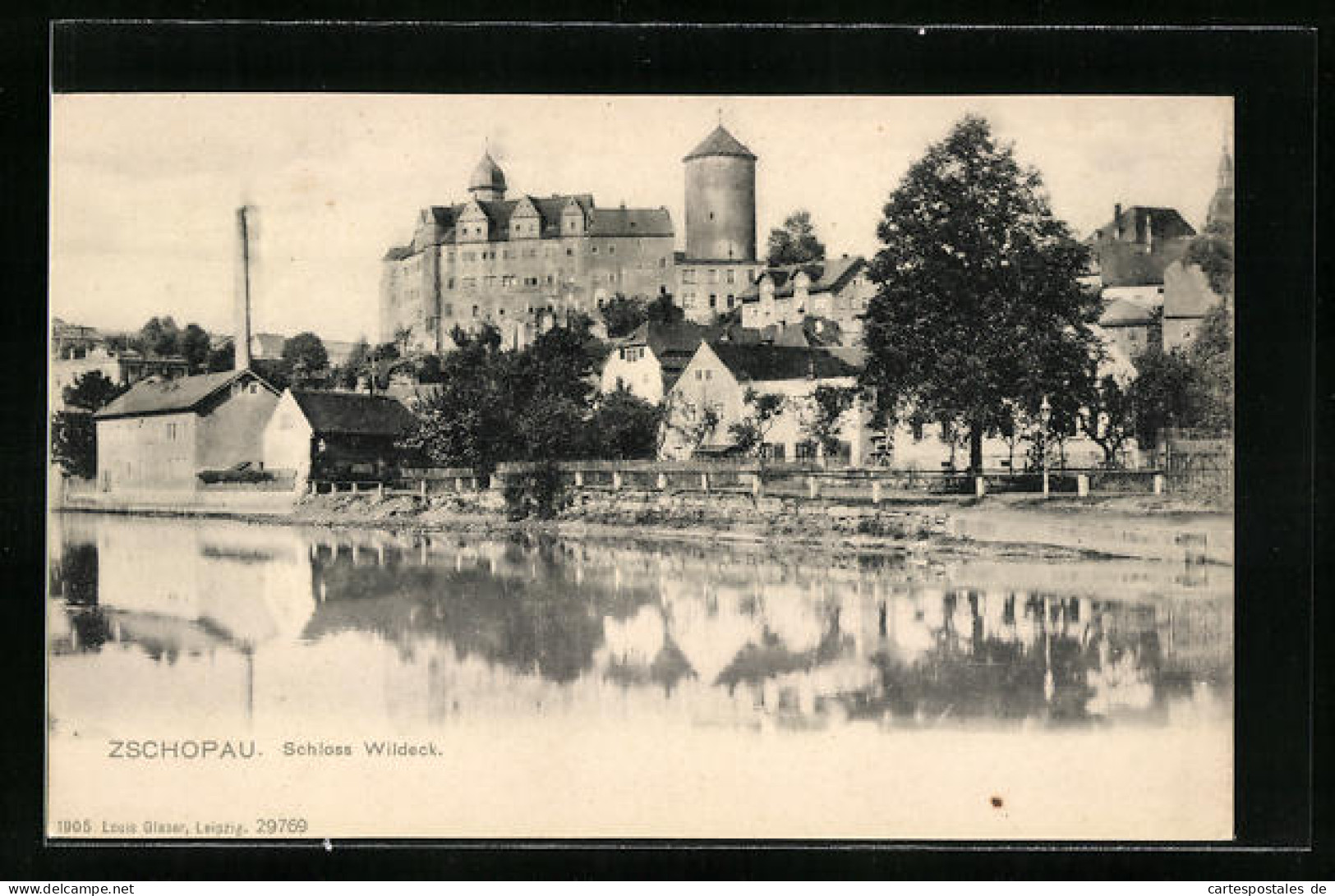 AK Zschopau, Schloss Wildeck  - Zschopau