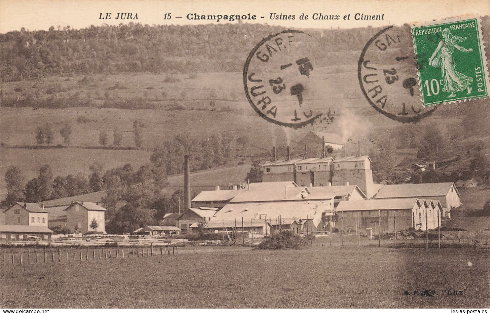 39 CHAMPAGNOLE USINES DE CHAUX - Champagnole