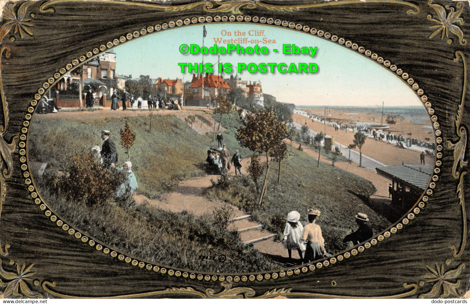 R399630 On The Cliff. Westcliff On Sea. Valentines Series. 1919 - Welt