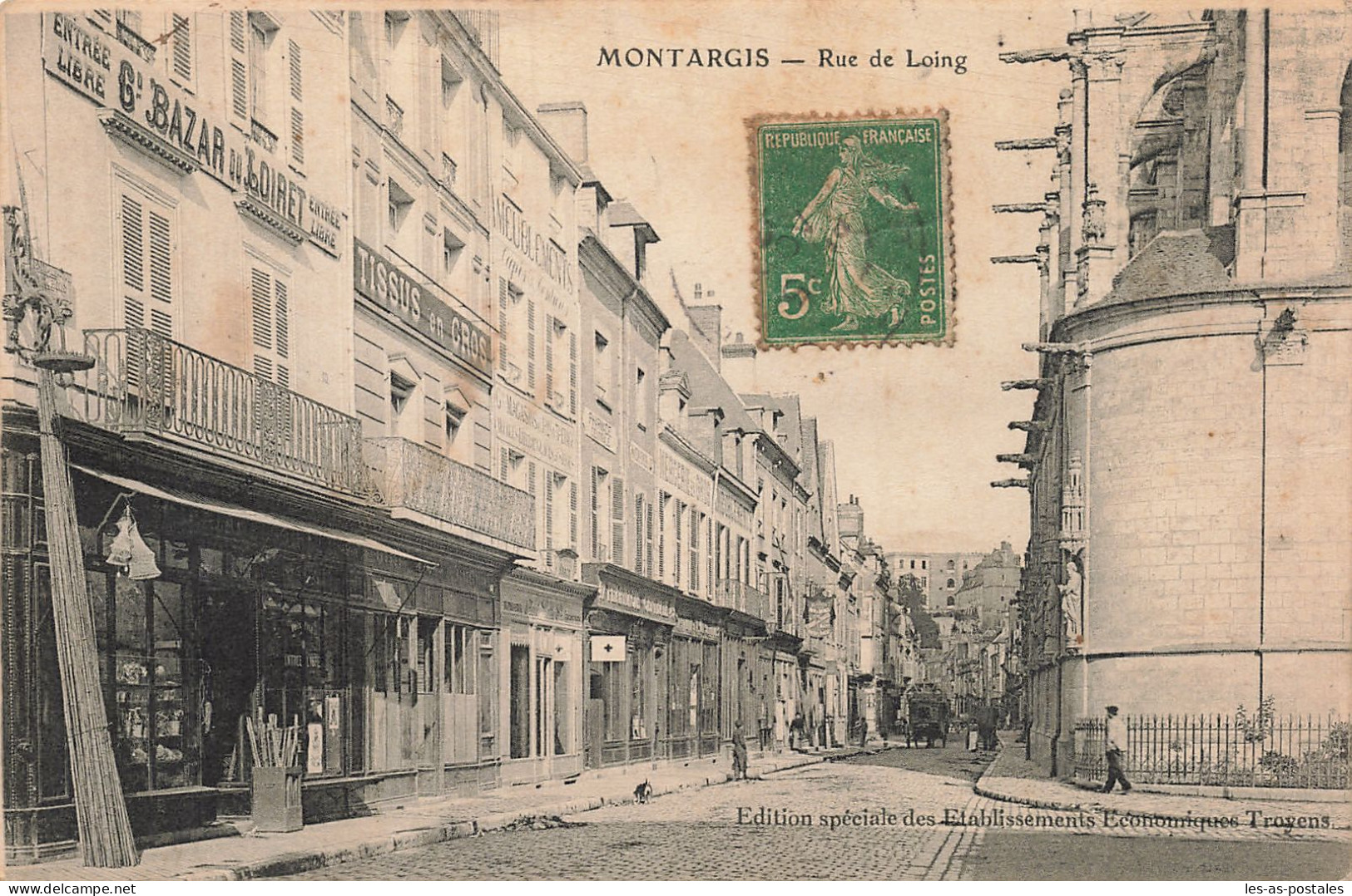 45 MONTARGIS LA RUE DE LOING  - Montargis