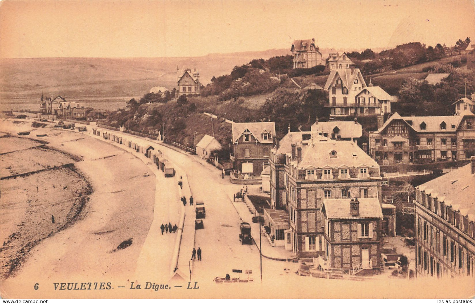 76 VEULETTES SUR MER LA DIGUE - Veules Les Roses