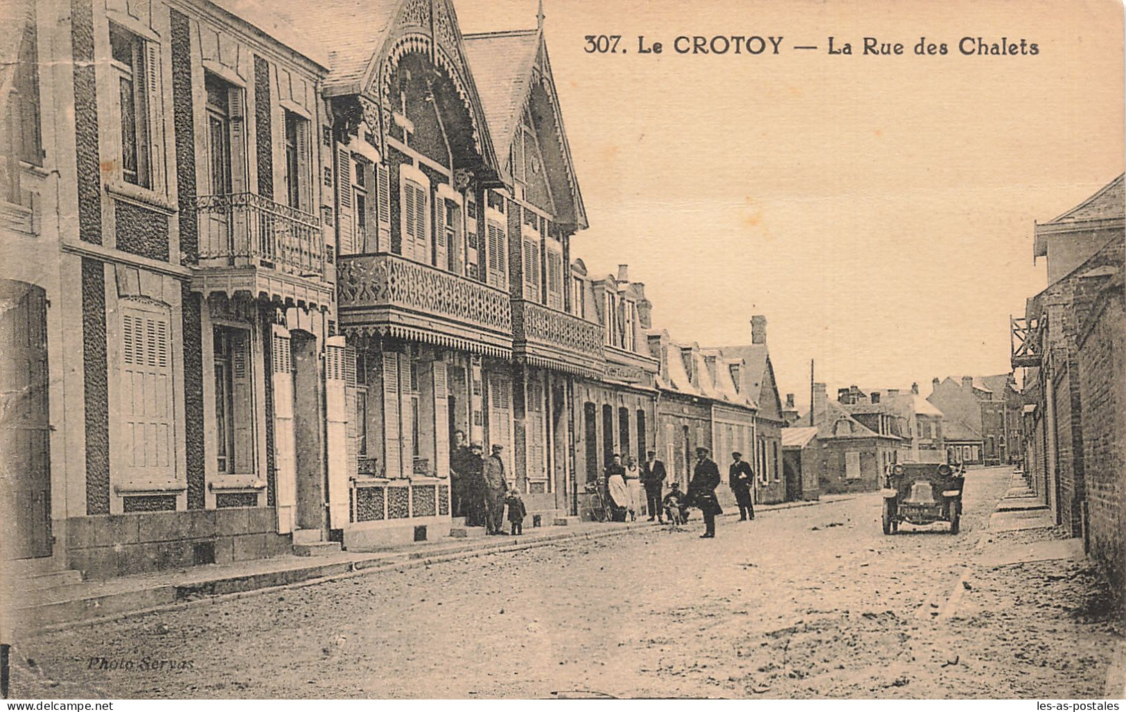 80 LE CROTOY LA RUE DES CHALETS - Le Crotoy