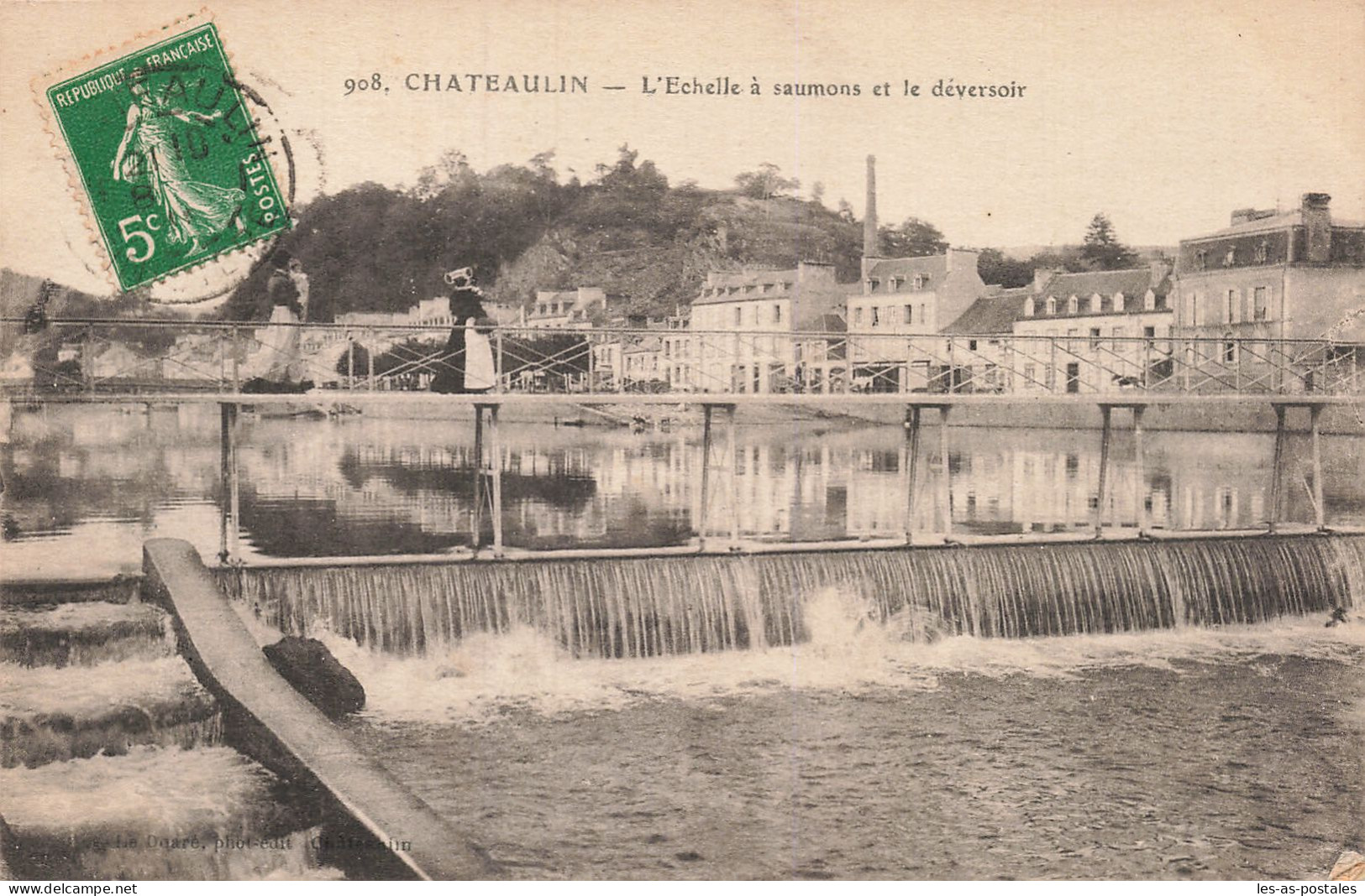 29 CHATEAULIN L ECHELLE A SAUMONS - Châteaulin