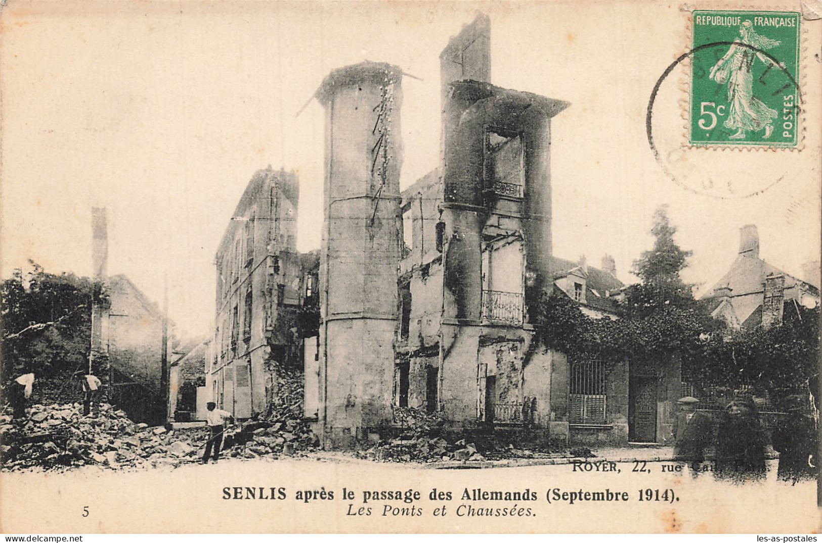 60 SENLIS BOMBARDEMENT - Senlis