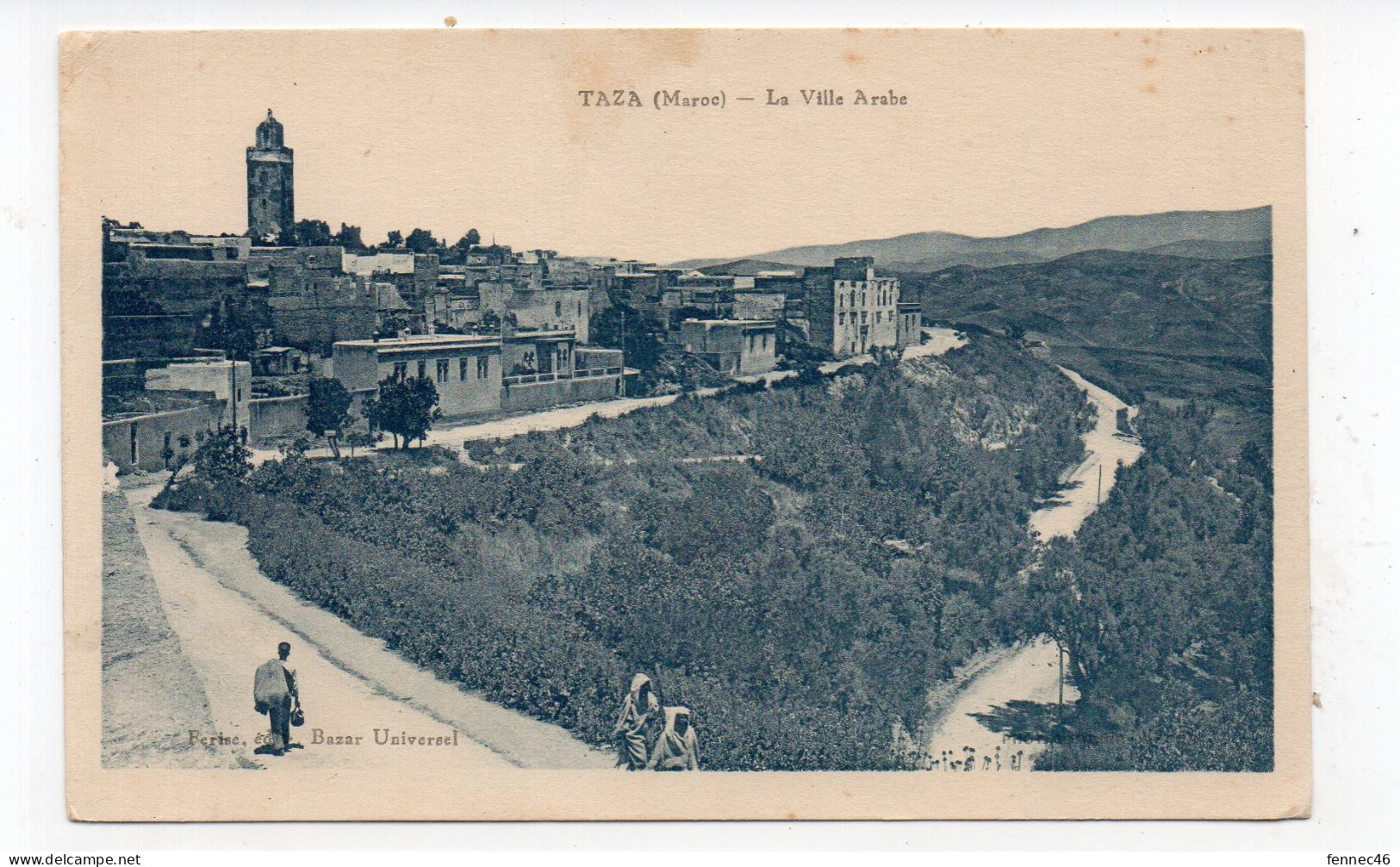MAROC - TAZA - La Ville Arabe - Animée - 1933  (K71) - Other & Unclassified
