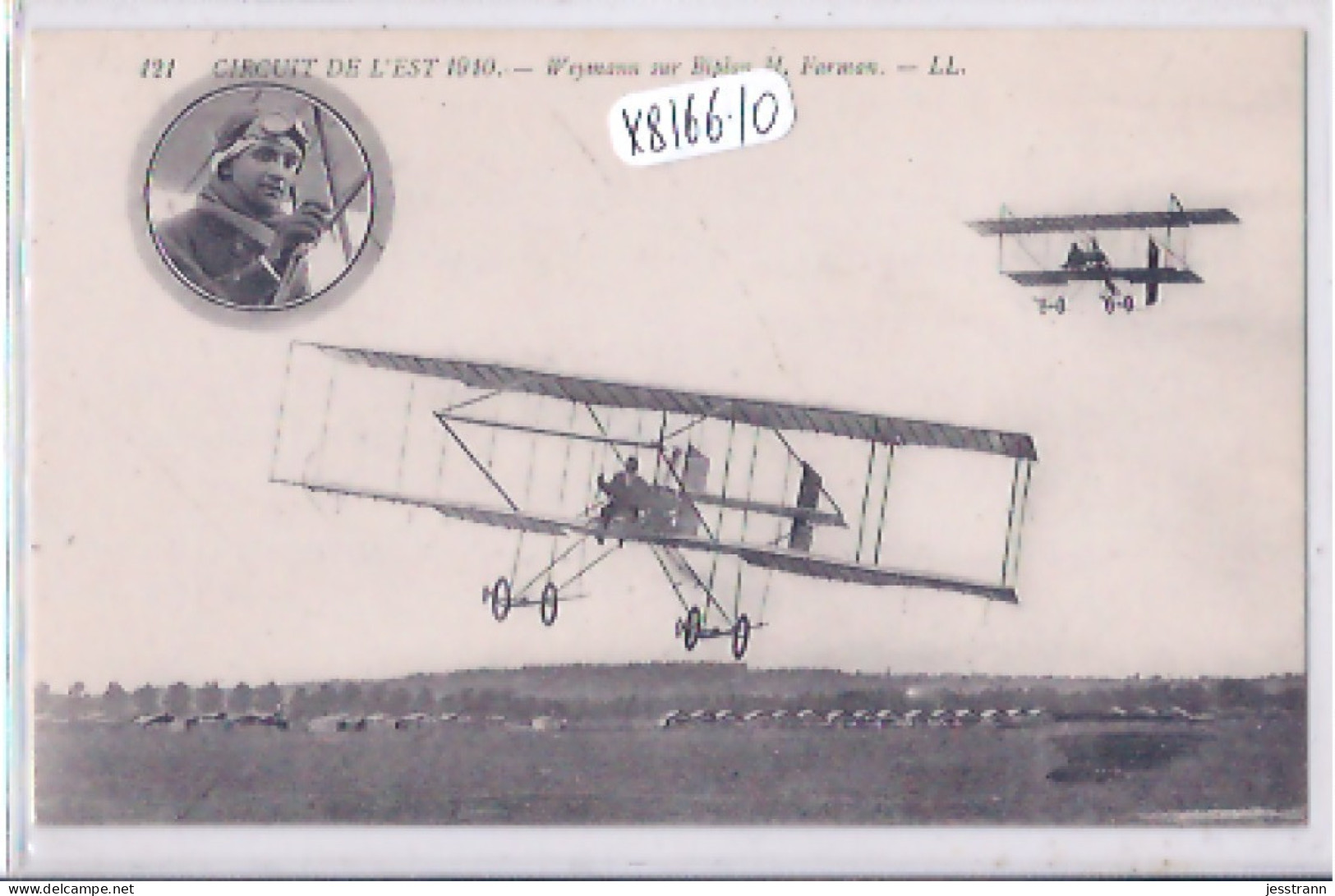 CIRCUIT DE L EST 1910 D AVIATION- WEYMANN SUR BIPLAN H. FARMAN - Meetings