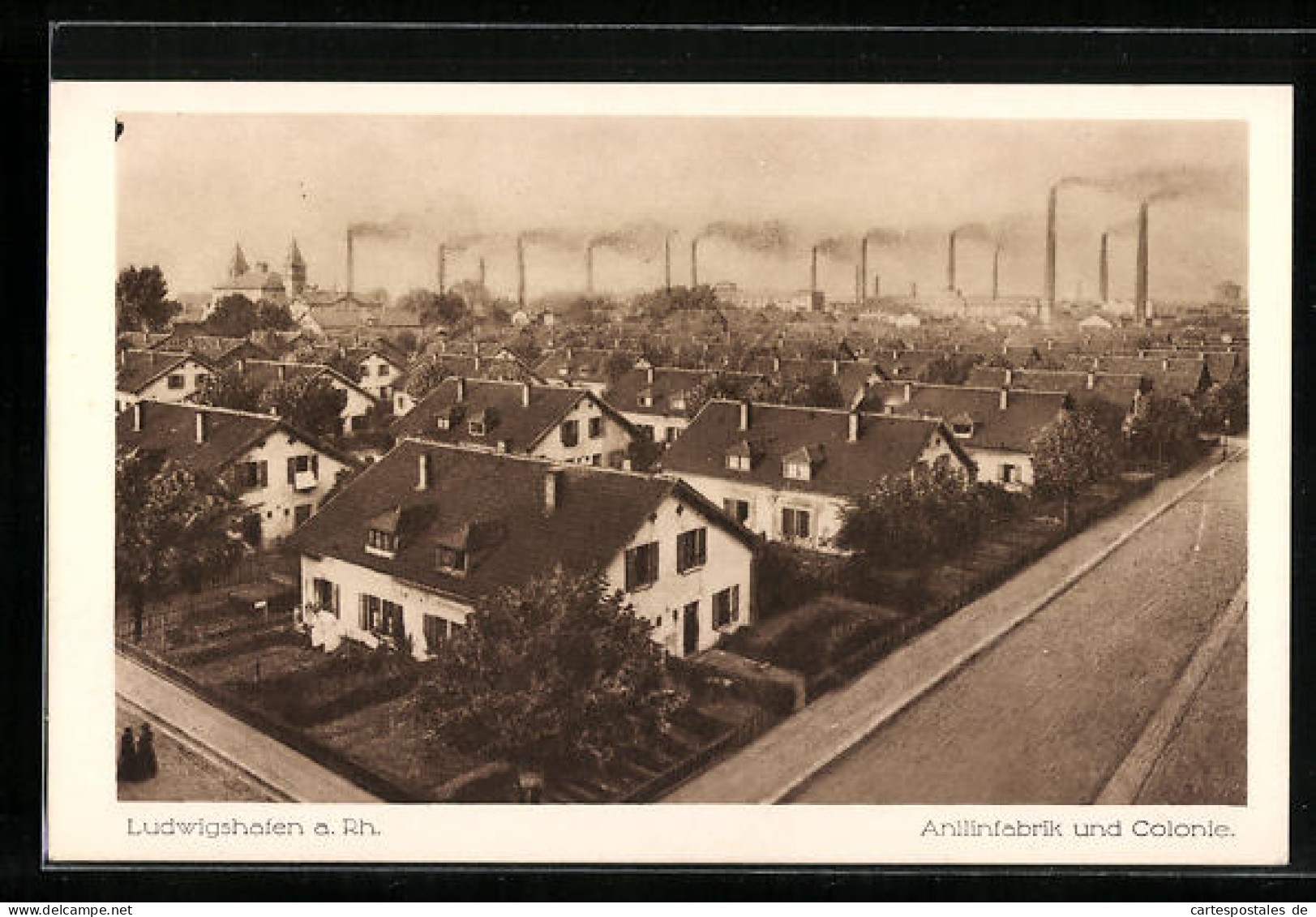 AK Ludwigshafen A. Rh., Anilinfabrik Und Colonie  - Ludwigshafen