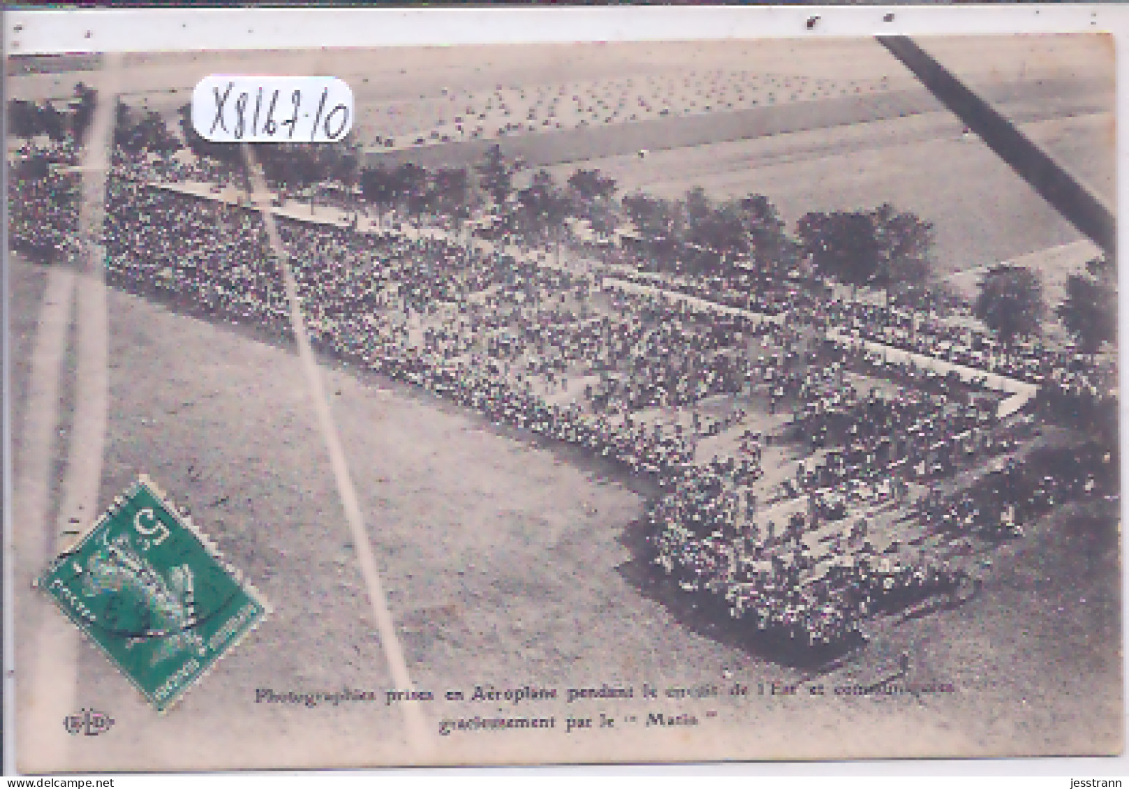 CIRCUIT DE L EST 1910- PHOTOGRAPHIE PRISE EN AEROPLANE- ELD - Demonstraties