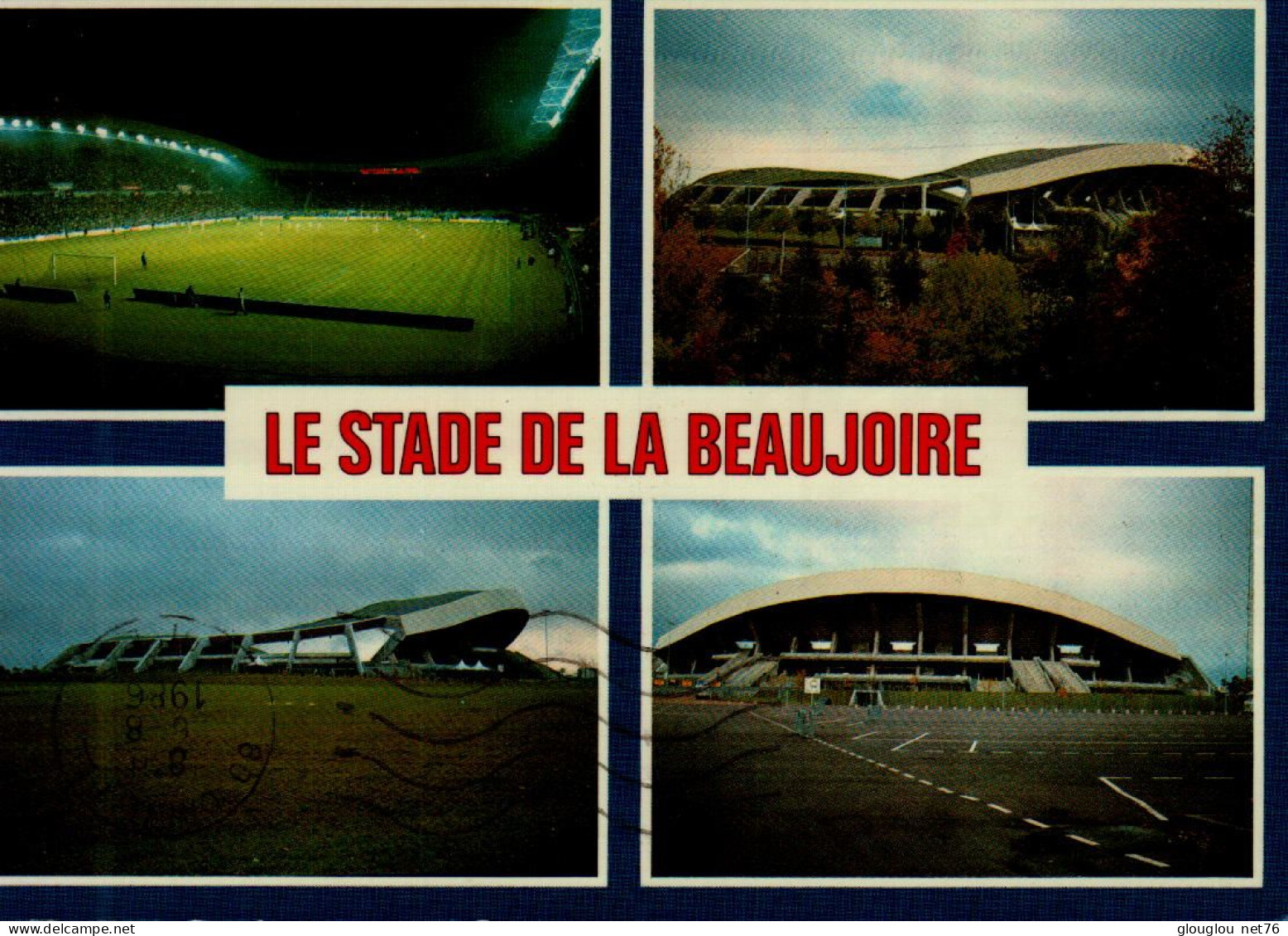 NANTES LA BEAUJOIRE..  4 VUES ..LE STADE...CPM - Stadien