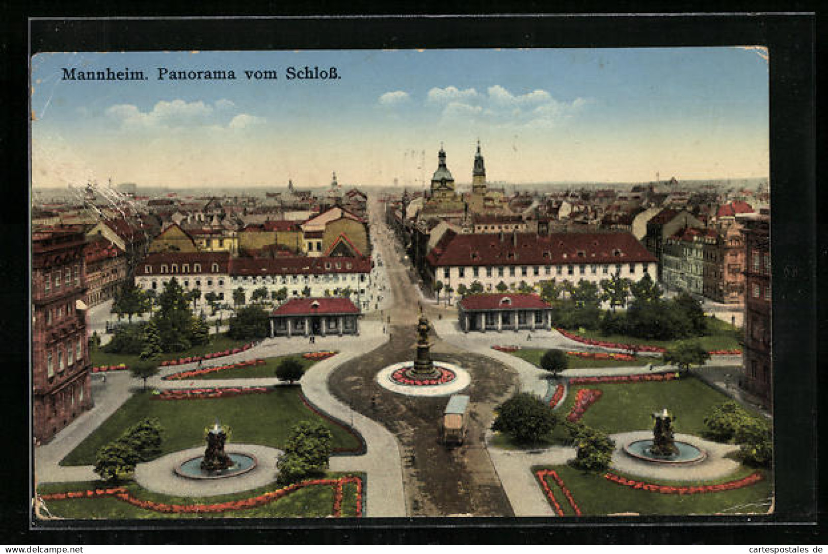 AK Mannheim, Panorama Vom Schloss  - Mannheim