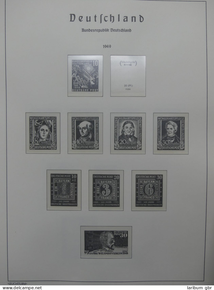 BRD Bund 1956-1980 Postfrisch Besammelt Im Leuchtturm Vordruck #LY156 - Colecciones