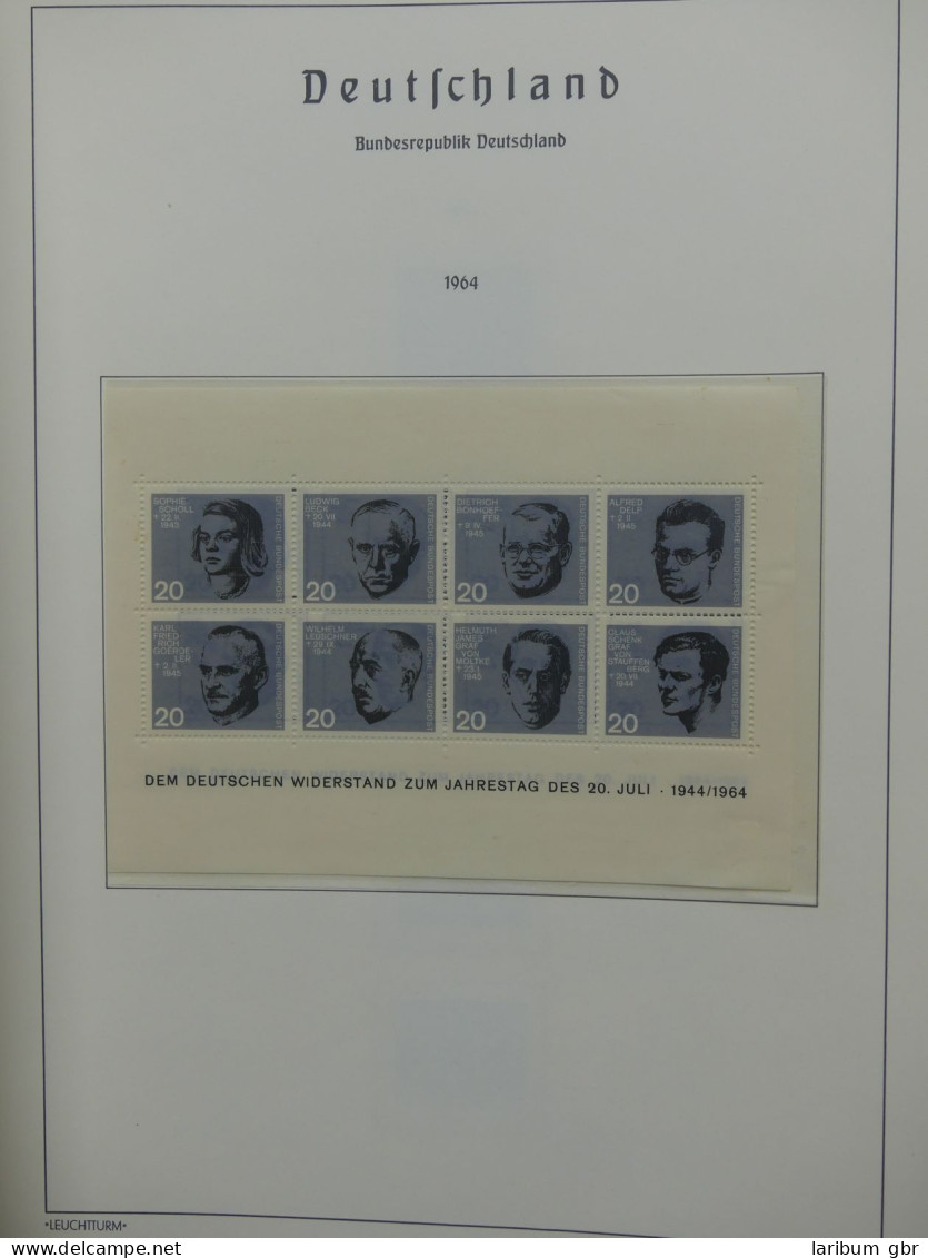BRD Bund 1956-1980 postfrisch besammelt im Leuchtturm Vordruck #LY156