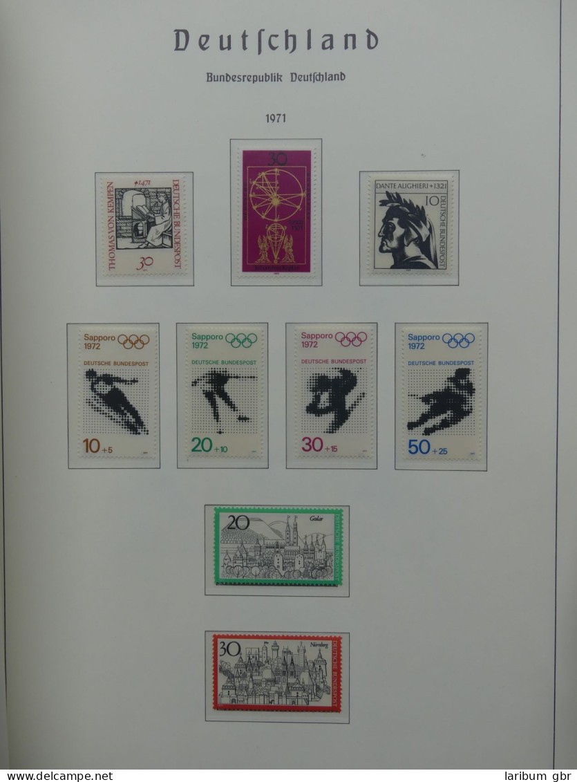 BRD Bund 1956-1980 postfrisch besammelt im Leuchtturm Vordruck #LY156