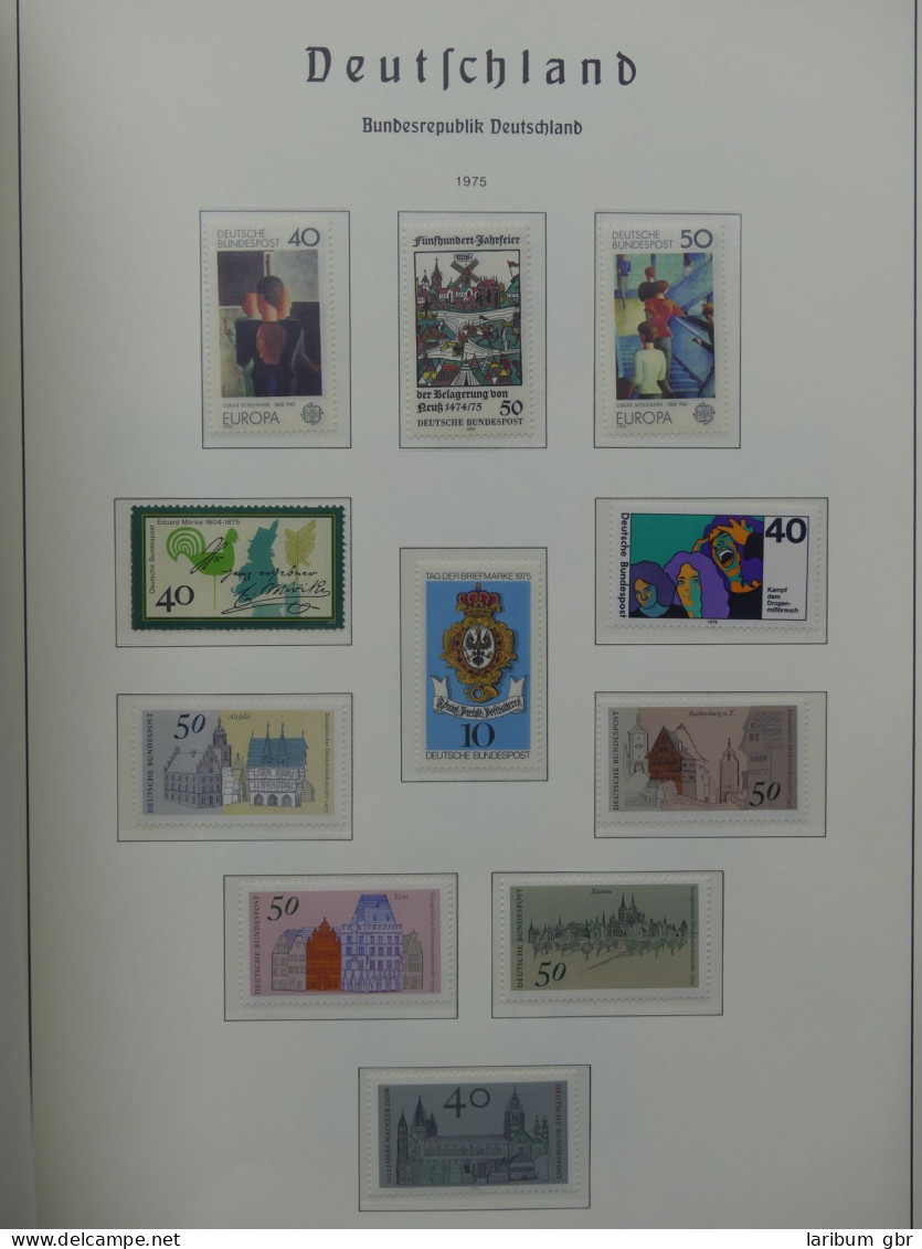 BRD Bund 1956-1980 postfrisch besammelt im Leuchtturm Vordruck #LY156