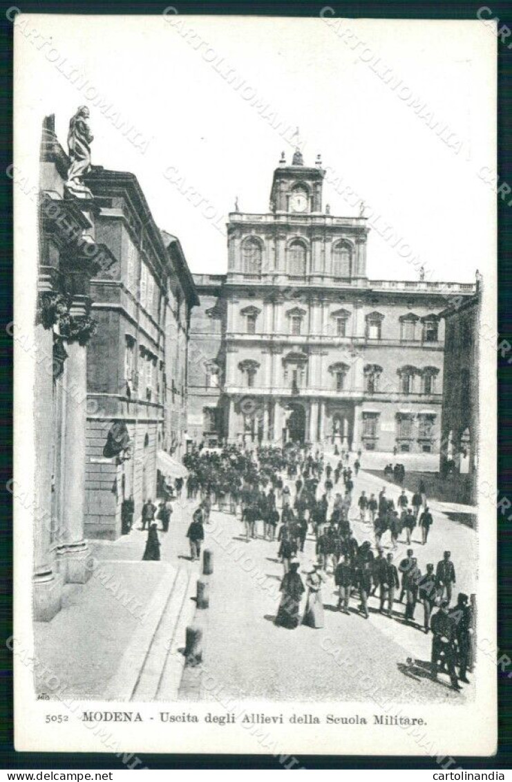 Modena Città Scuola Militare Uscita Allievi Cartolina RB8825 - Modena