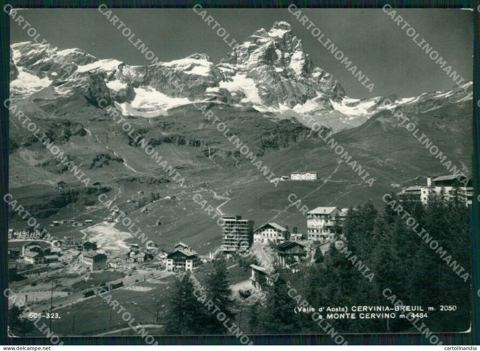 Aosta Valtournenche Cervinia PIEGHINA Foto FG Cartolina ZK6320 - Aosta