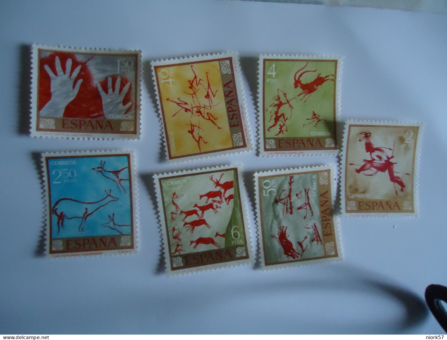 SPAIN MNH ANIMALS 10 GRAVE  PAINTING   ANIMALS - Other & Unclassified