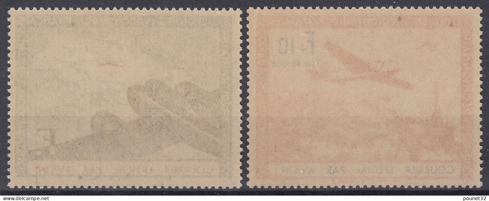 FRANCE LVF COURRIER SPECIAL PAR AVION N° 2/3 NEUFS ** GOMME SANS CHARNIERE - Guerre (timbres De)