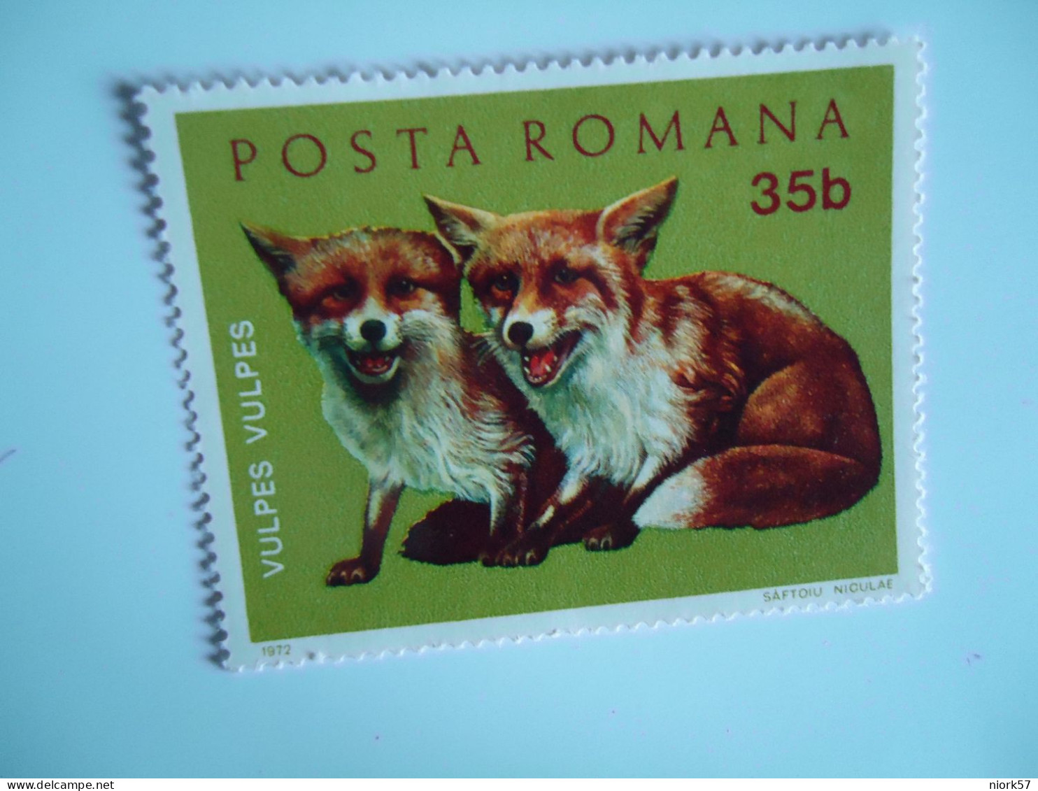 ROMANIA MNH    STAMPS   ANIMALS VULPES 1972 - Other & Unclassified