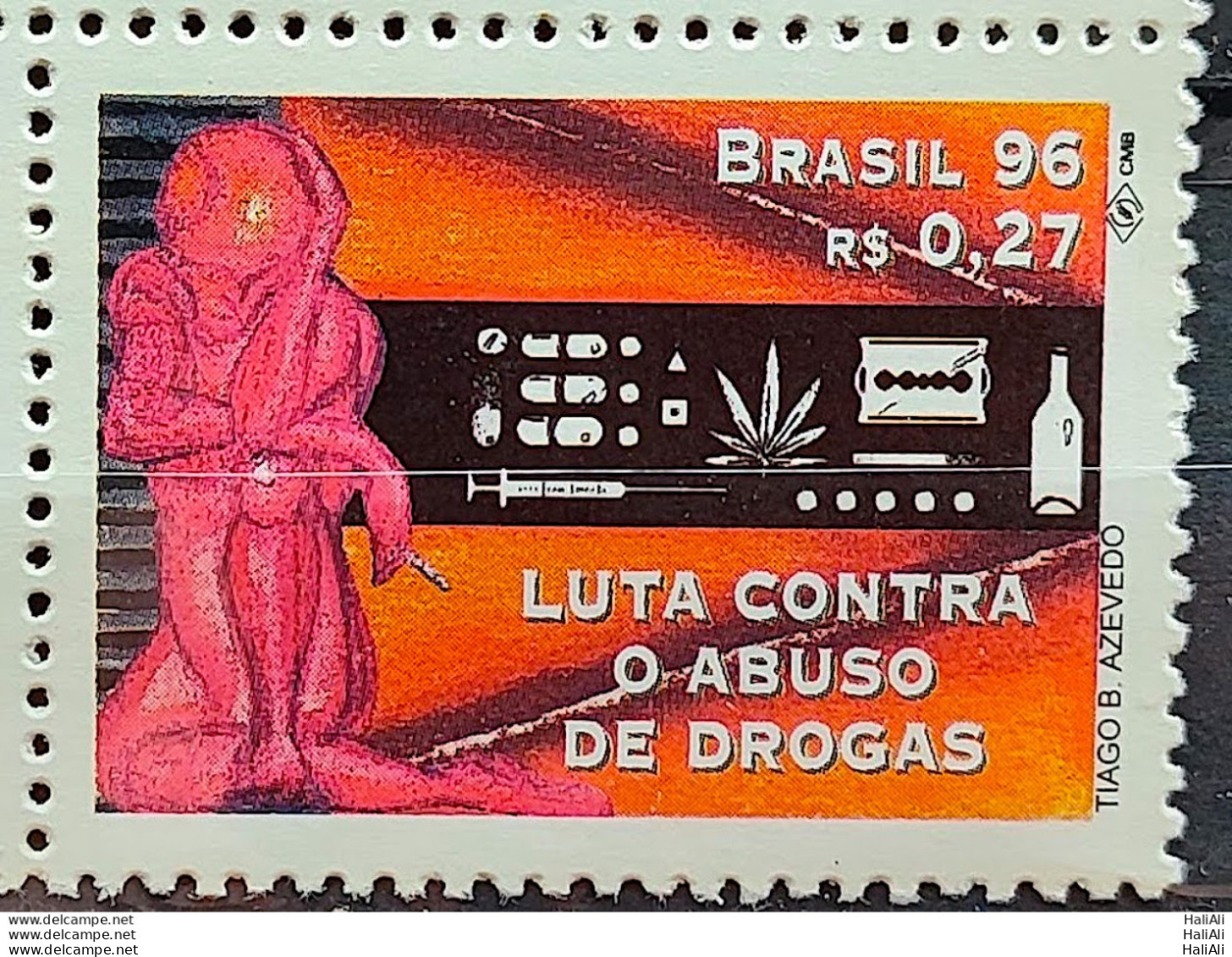 C 2003 Brazil Stamp Fight Against Drug Abuse Health 1996 - Ongebruikt