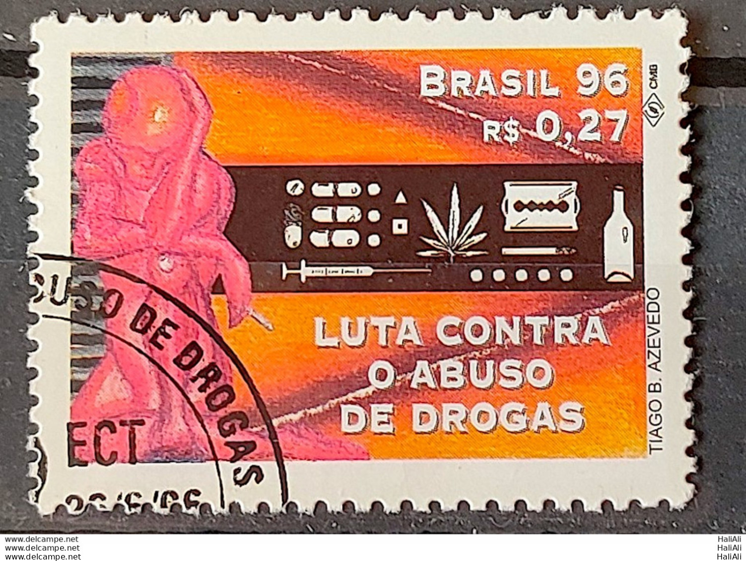 C 2003 Brazil Stamp Fight Against Drug Abuse Health 1996 Circulated 2 - Ungebraucht