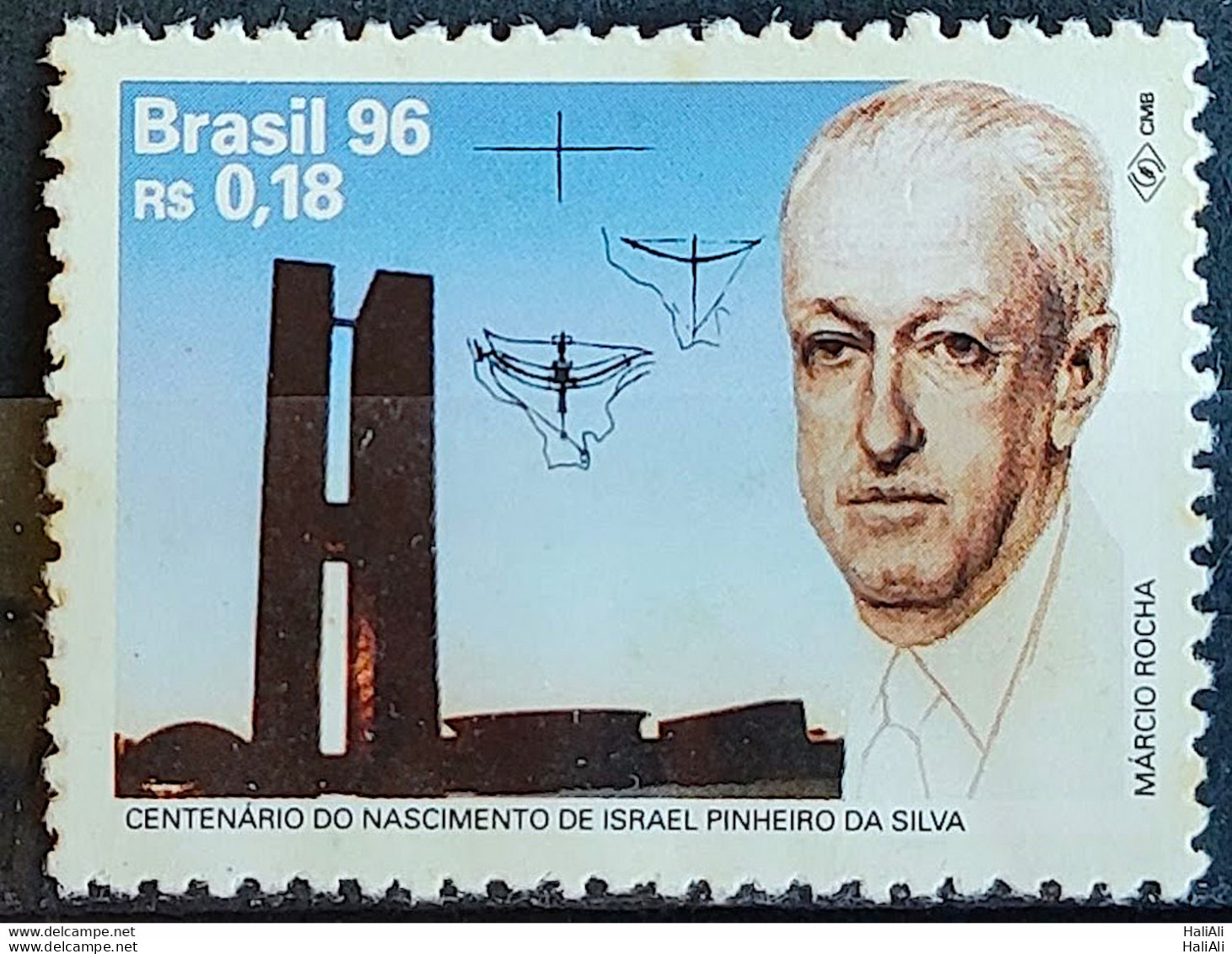 C 1992 Israel Centenary Brazil Stamp Pinheiro Brasilia 1996 - Nuovi