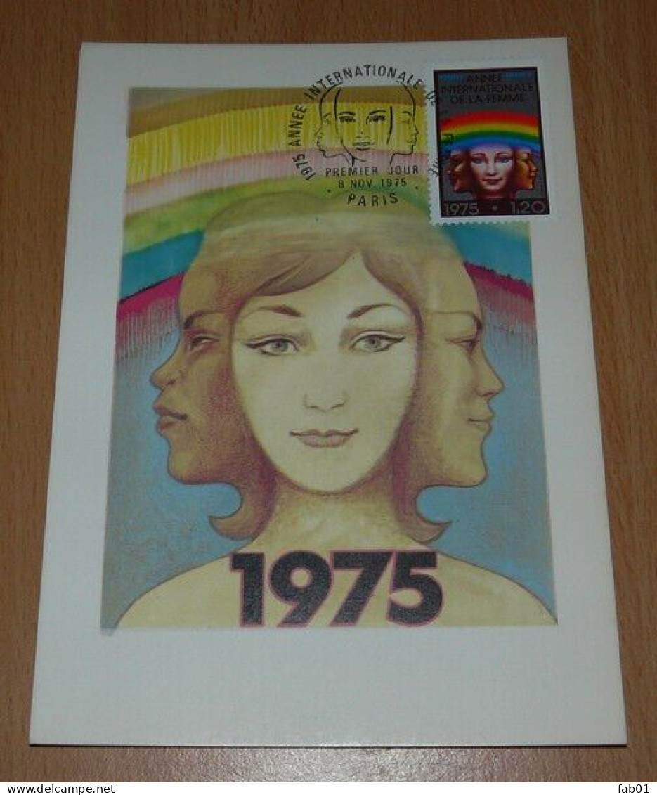 .Année Internationale De La Femme,carte 1er Jour,08/11/1975. - Documents De La Poste