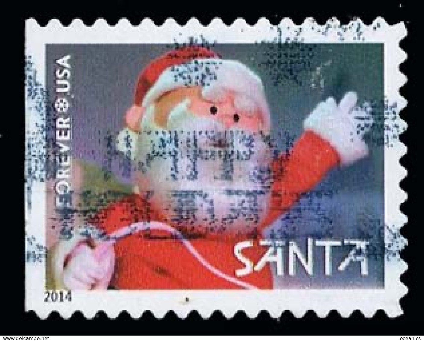 Etats-Unis / United States (Scott No.4948 - Noël / 2014 / Christmas) (o)  P2 - Used Stamps