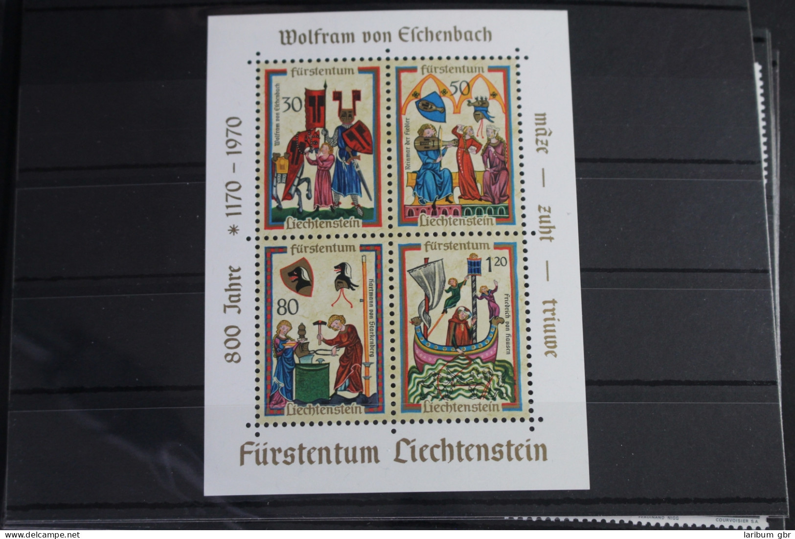Liechtenstein Block 8 Mit 527-530 Postfrisch #VO485 - Otros & Sin Clasificación