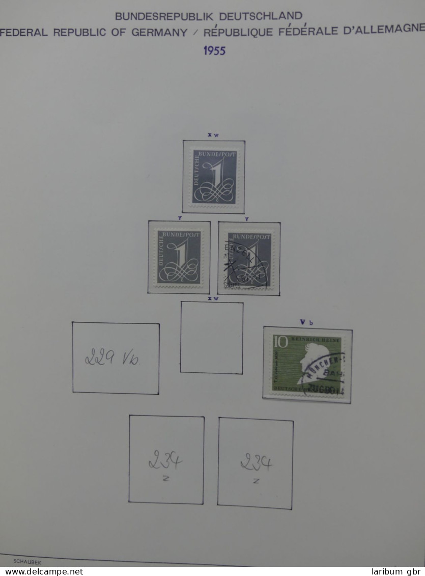 BRD Bund Sammlung oft dual mit schönen Stempeln und hinten guten Zd #LX615