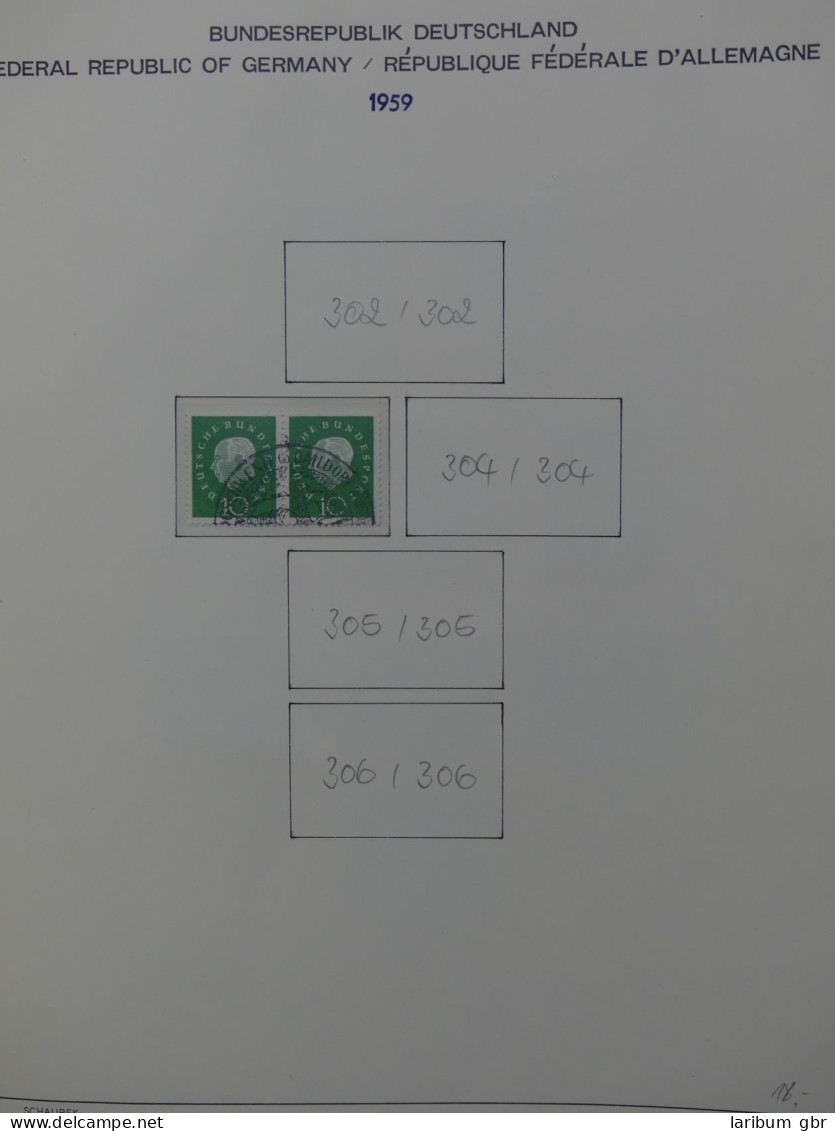 BRD Bund Sammlung oft dual mit schönen Stempeln und hinten guten Zd #LX615