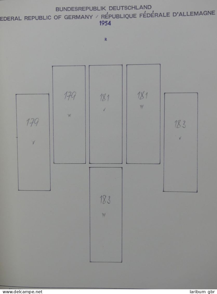 BRD Bund Sammlung oft dual mit schönen Stempeln und hinten guten Zd #LX615