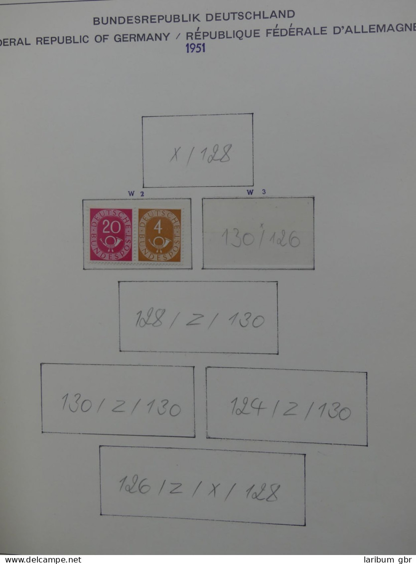 BRD Bund Sammlung oft dual mit schönen Stempeln und hinten guten Zd #LX615