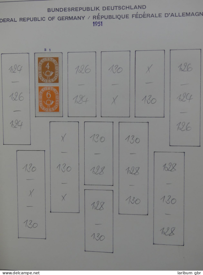 BRD Bund Sammlung oft dual mit schönen Stempeln und hinten guten Zd #LX615