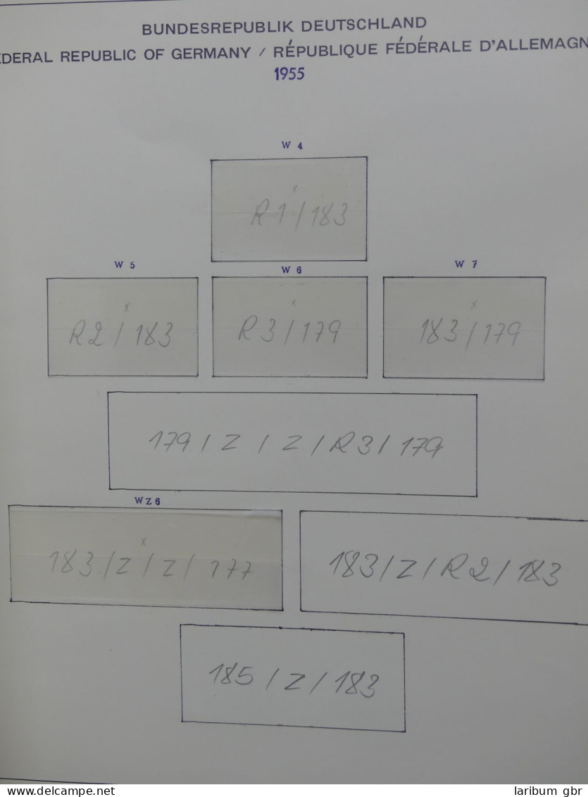 BRD Bund Sammlung oft dual mit schönen Stempeln und hinten guten Zd #LX615