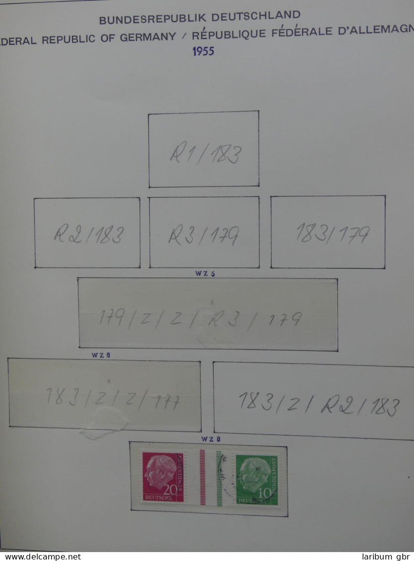 BRD Bund Sammlung oft dual mit schönen Stempeln und hinten guten Zd #LX615