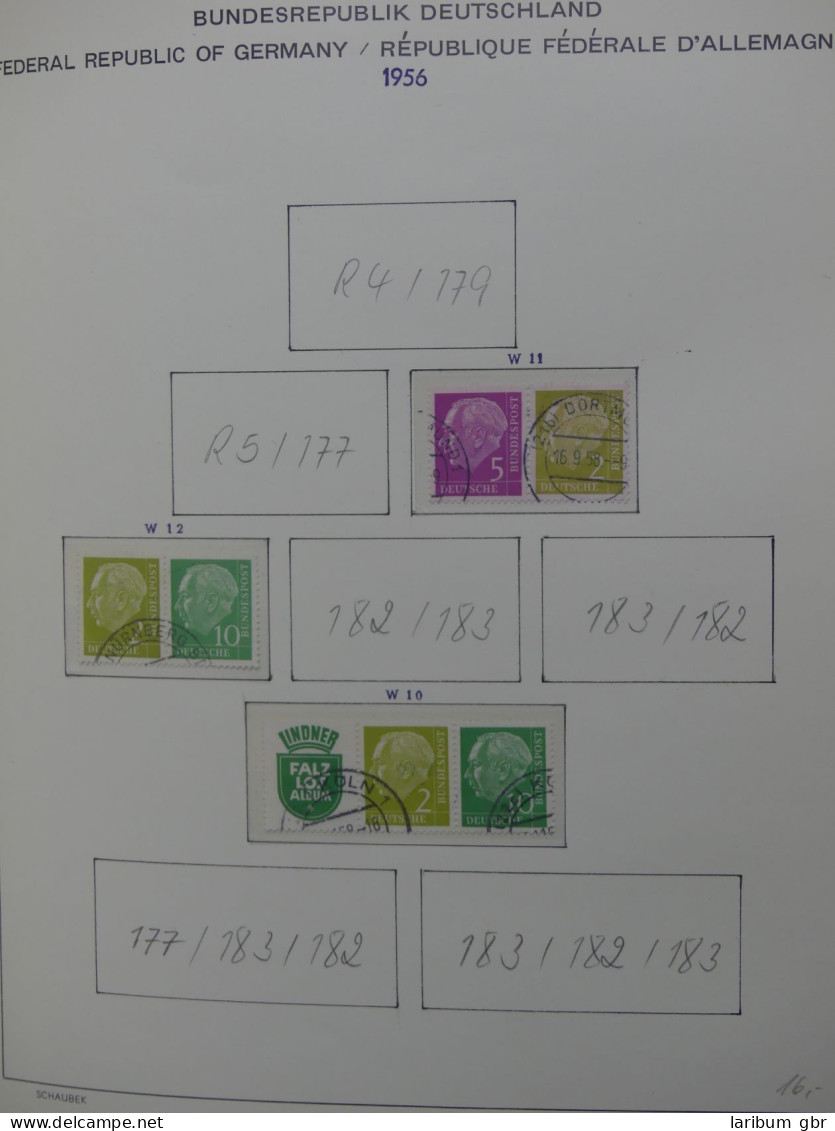 BRD Bund Sammlung oft dual mit schönen Stempeln und hinten guten Zd #LX615