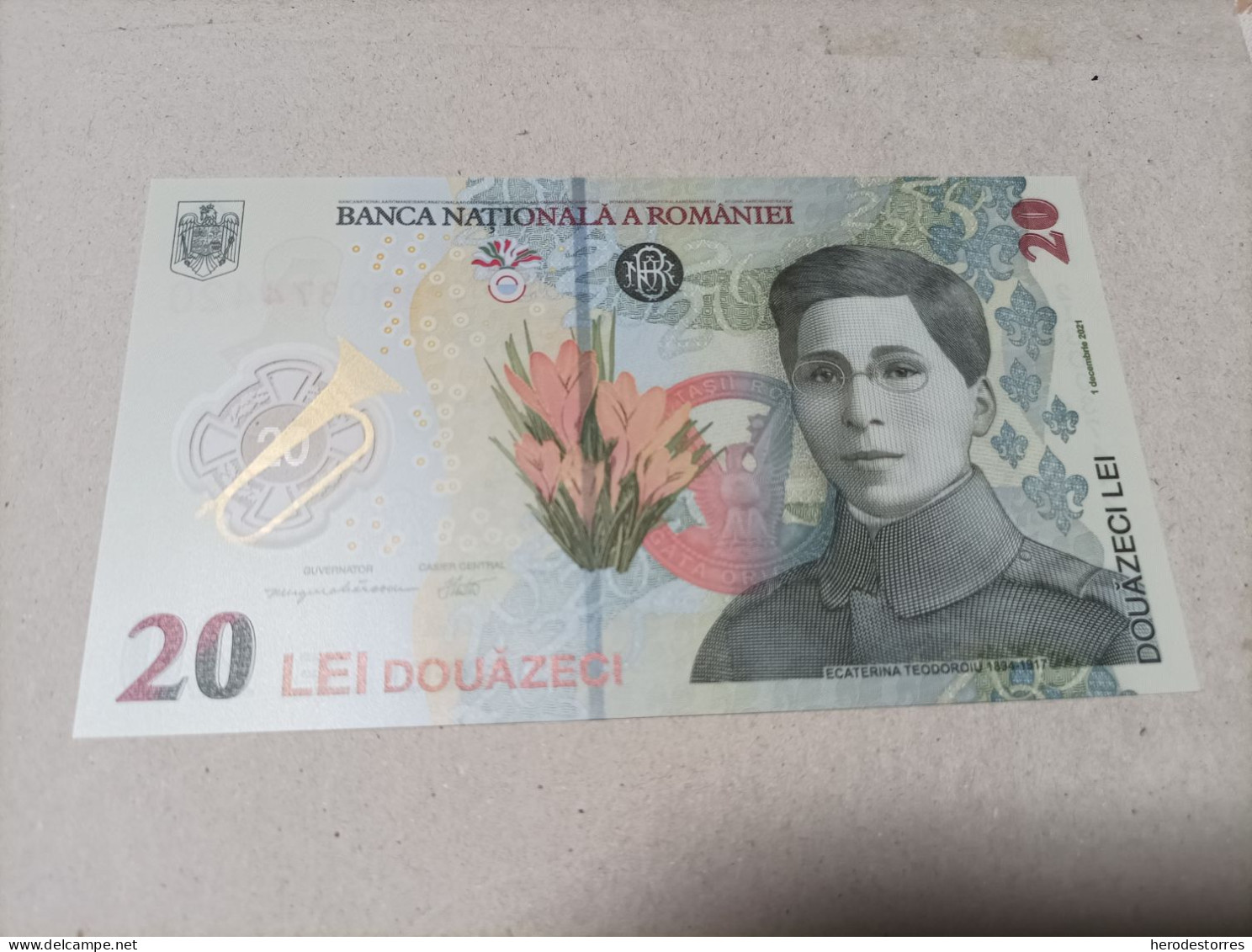 Billete De Rumania De 20 Lei, 2021, UNC - Roemenië