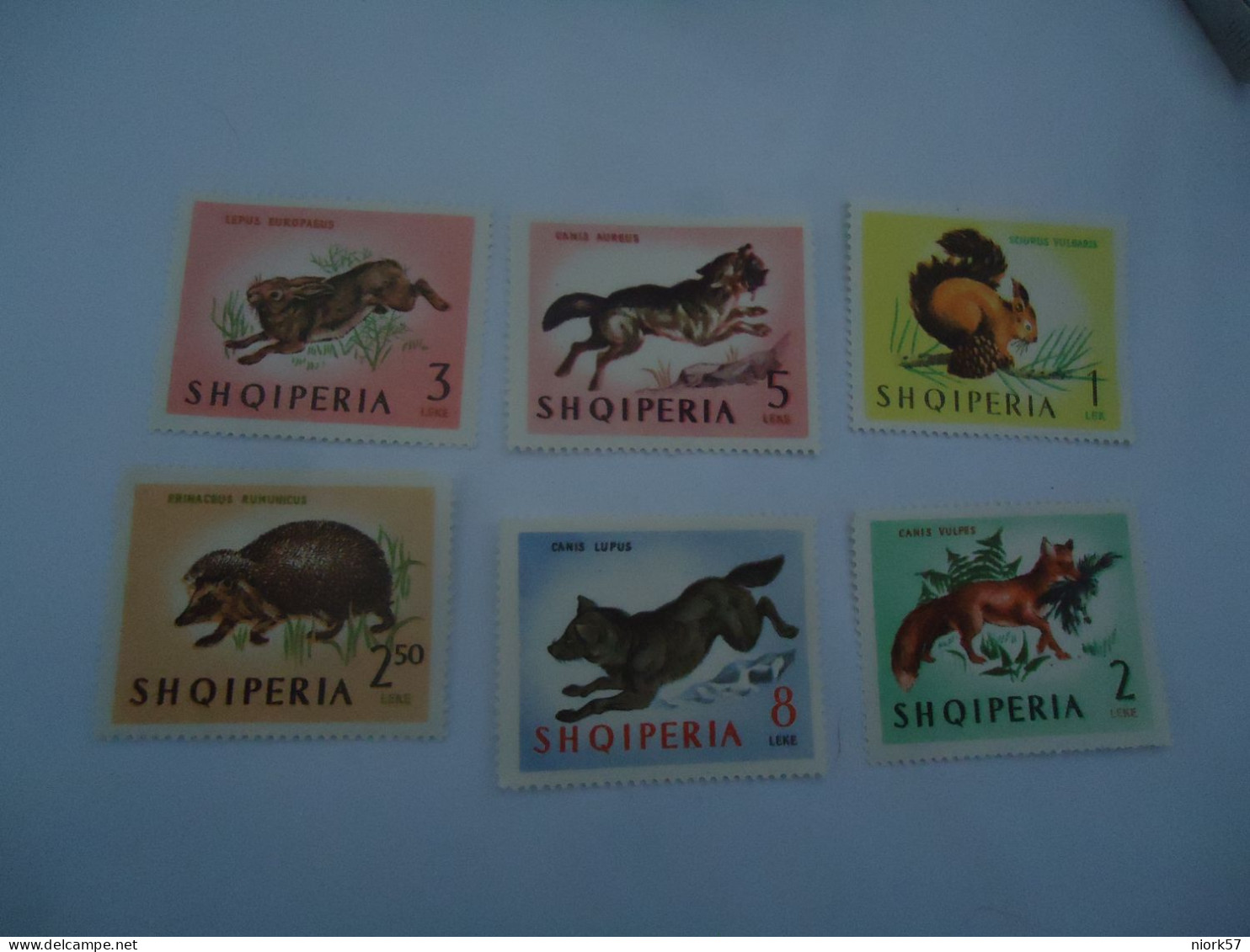 ALBANIA    MLN    STAMPS  ANIMALS  6 - Other & Unclassified