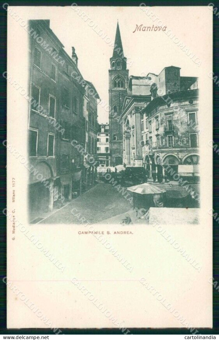 Mantova Città Campanile Sant'Andrea Modiano 1177 Cartolina RB8814 - Mantova