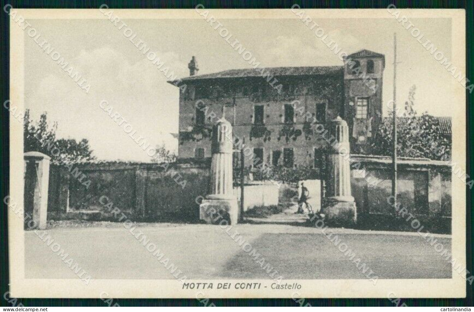 Vercelli Motta Dei Conti Castello Cartolina RB9273 - Vercelli