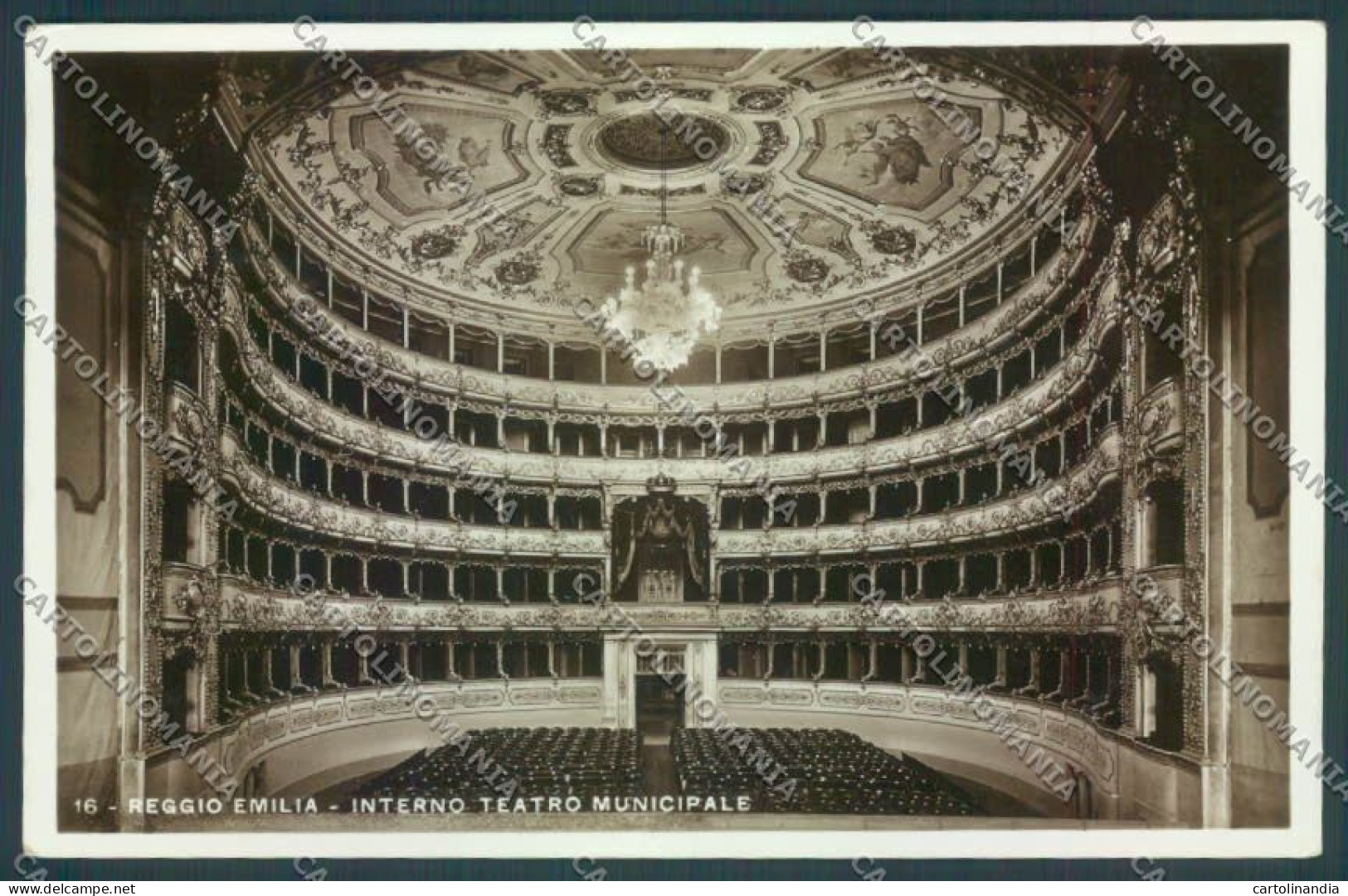 Reggio Emilia Città Teatro Foto Cartolina ZT2959 - Reggio Nell'Emilia