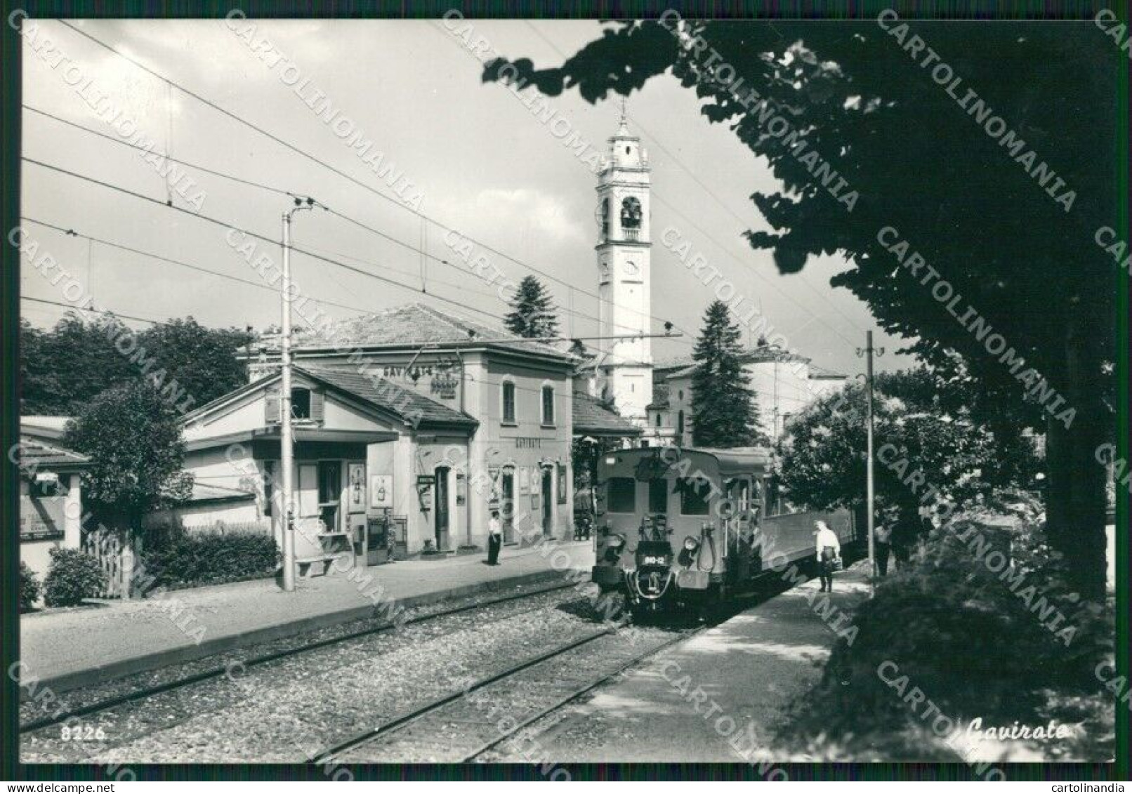 Varese Gavirate Treno Foto FG Cartolina ZK4925 - Varese