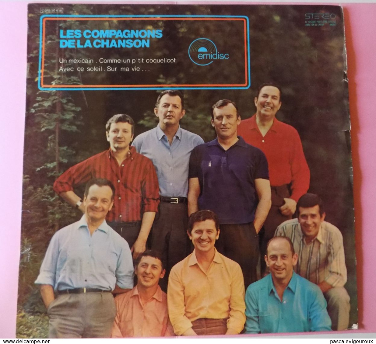 Disque Vinyle 33 T Les Compagnons De La Chanson – Un Mexicain - Otros - Canción Francesa