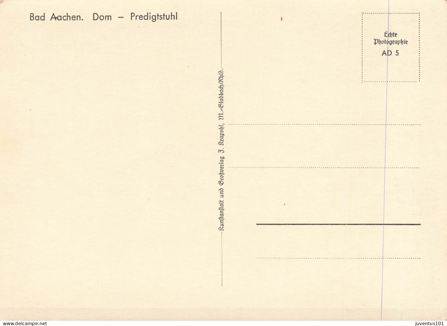 CPSM Bad Aachen Dom Predigstuhl   L2857 - Aachen